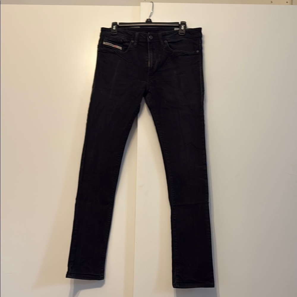 Diesel Black Skinny Jeans Sleek Fit